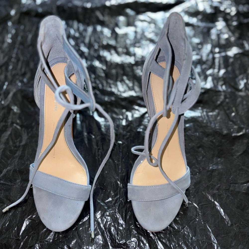 Gianni Bini Blue Suede Heels